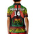 (Custom Text And Number) Samoa Rugby T Shirt KID Teuila Torch Ginger Gradient Style LT14 - Polynesian Pride