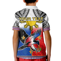 Custom Philippines Polo Shirt Polynesian Filipino Pattern With Eagle LT14 - Polynesian Pride