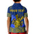 (Custom Personalised) Niue Polo Shirt KID Happy Constitution Day Niuean Hiapo Crab With Map LT14 - Polynesian Pride