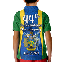 Solomon Islands Day Polo Shirt KID 44 Years Independence Anniversary LT13 - Polynesian Pride