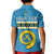 Custom Sanma Province Polo Shirt Vanuatu Pig Tusk Polynesian Flag Style LT14 - Polynesian Pride