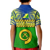 Malampa Province Polo Shirt KID Vanuatu Pig Tusk Polynesian Flag Style LT14 - Polynesian Pride
