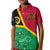 Vanuatu Polo Shirt KID Aboriginal Turtle Mix Sand Drawing LT13 Kid Red - Polynesian Pride