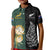 South Africa Protea and New Zealand Fern Polo Shirt Rugby Go Springboks vs All Black LT13 - Polynesian Pride