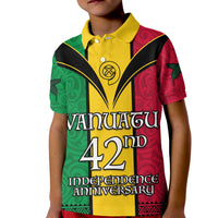 Vanuatu 1980 Polo Shirt KID Vanuatuan Independence Day LT13 Kid Yellow - Polynesian Pride