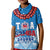 (Custom Personalise Text and Number) Toa Samoa Rugby Polo Shirt KID Manu Siva Tau Style Ulafala LT13 - Polynesian Pride