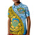 Tuvalu 1978 Polo Shirt Happy 44th Independence Anniversary Polynesian Pattern LT14 Kid Yellow - Polynesian Pride