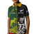 Australia Rugby Mix Aotearoa Rugby Polo Shirt Wallabies All Black Special Version LT14 - Polynesian Pride