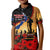 Custom New Zealand ANZAC Polo Shirt Maori Camouflage Mix Poppies We Will Remember Them LT14 - Polynesian Pride
