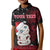 Custom New Zealand Christmas Polo Shirt Hei Tiki Red Pohutukawa Meri Kirihimete LT14 - Polynesian Pride