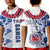 Custom Personalise Text and Number Toa Samoa Rugby Polo Shirt Siamupini Ula Fala White LT13 - Polynesian Pride