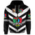 Papua New Guinea PRK Mendi Muruks Hoodie Rugby Polynesian Black NO.1 LT8 Zip Hoodie Black - Polynesian Pride