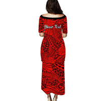 (Custom Personalised) Hawaii Puletasi Dress Polynesian Tribal Art Ver.02 LT14 - Polynesian Pride