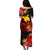 (Custom Personalised) Papua New Guinea Puletasi Dress Bird of Paradise Ver.01 LT13 - Polynesian Pride