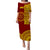 (Custom Personalised) Tonga High School Puletaha Dress Class Of Year Tongan Ngatu Pattern LT14 Red - Polynesian Pride