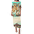 Hawaii Puletasi Dress Polynesian Shark And Sea Turtle Dreamy Turquoise Artsy LT14 Turquoise - Polynesian Pride