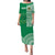 (Custom Personalised) Tonga Saineha High School Puletaha Dress Tongan Ngatu Pattern LT14 Green - Polynesian Pride