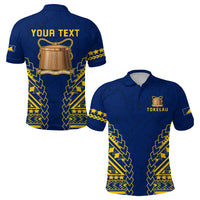 Custom Tokelau Polo Shirt Coconut Palm Leaf LT13 Unisex Blue - Polynesian Pride