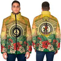 Vanuatu Polynesian Hibiscus Padded Jackets LT10 - Polynesian Pride