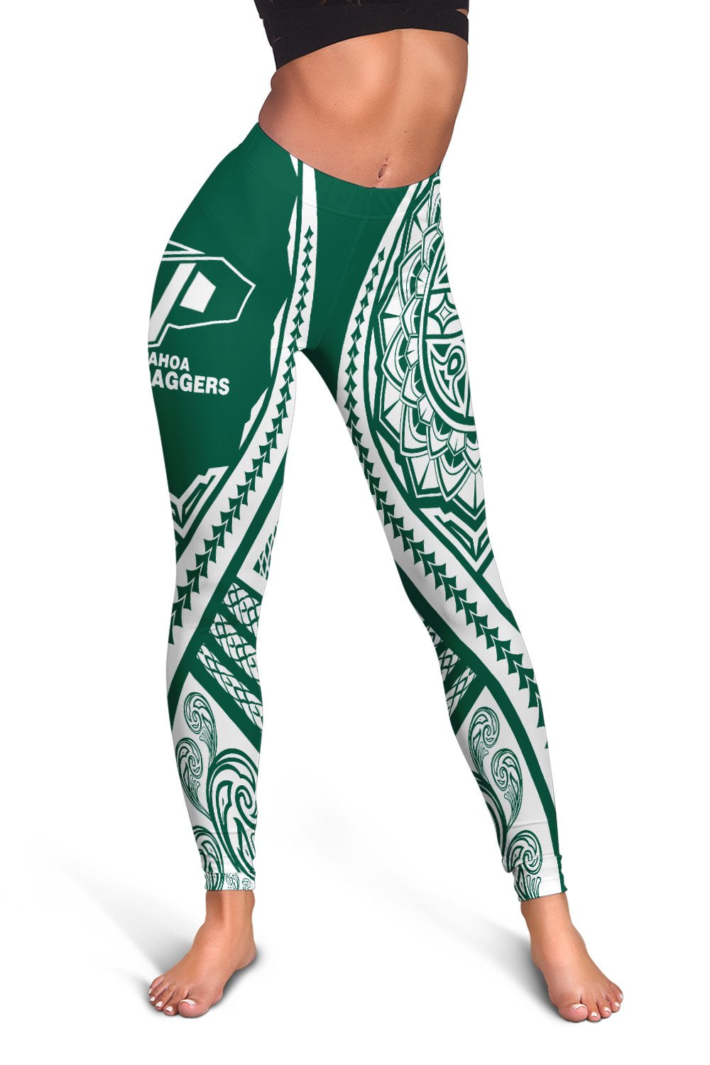 Hawaii - Pahoa High Leggings - AH - Polynesian Pride