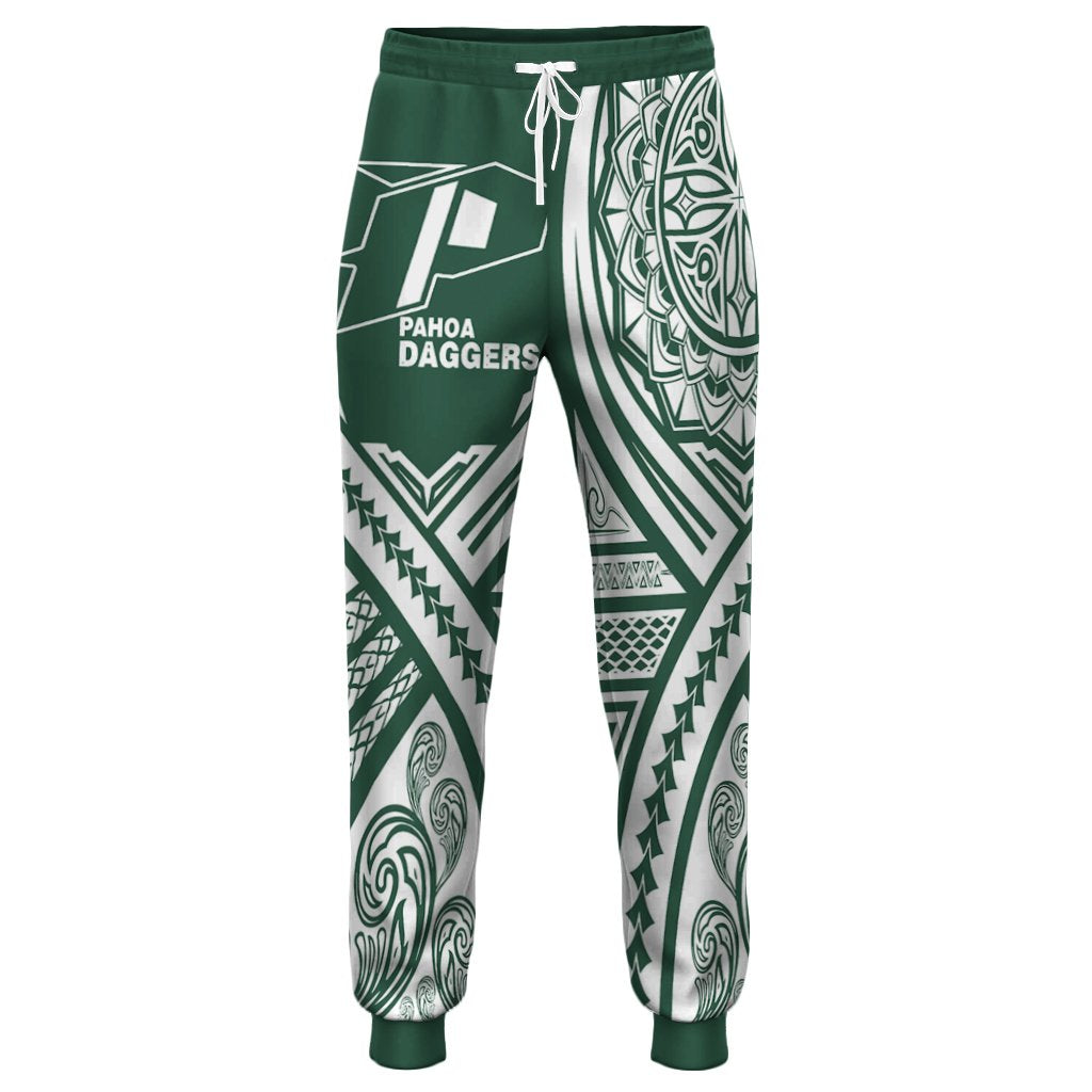 Hawaii - Pahoa High Joggers Pant AH Unisex Green - Polynesian Pride
