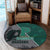 Hawaii - Pahoa High Round Carpet - AH Round Carpet Green - Polynesian Pride