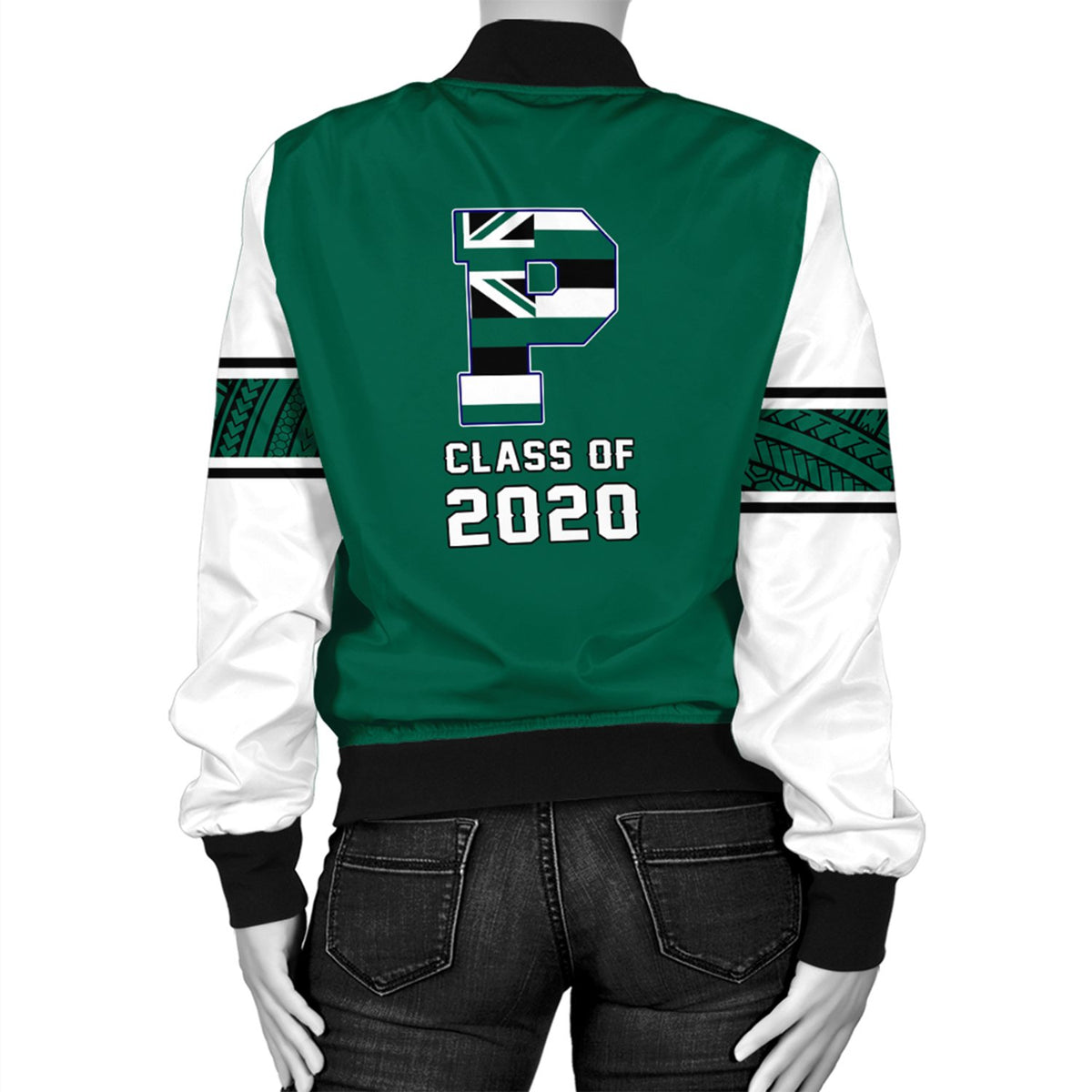 (Personalized) Hawaii Bomber Jacket - Pahoa High Custom Your Class Bomber Jacket AH - Polynesian Pride