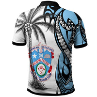 Palau Custom A.F.C Polo Shirt Classical Coconut Tree Style - Polynesian Pride