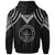 Palau Custom Hoodie Polynesian Armor Style Black - Polynesian Pride