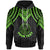 Palau Custom Hoodie Polynesian Armor Style Green Unisex Green - Polynesian Pride