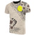 Palau T Shirt Palau Flag Beige Hibiscus Unisex Beige - Polynesian Pride