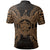 Palau Polo Shirt Palau Seal Map Polynesian Tattoo Gold - Polynesian Pride
