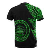 Palau T Shirt Micronesian Pattern Green Flash Style - Polynesian Pride