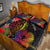 Papua New Guinea Quilt Bed Set - Tropical Hippie Style - Polynesian Pride