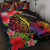 Papua New Guinea Quilt Bed Set - Tropical Hippie Style Black - Polynesian Pride