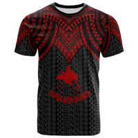 Papua New Guinea T Shirt Polynesian Armor Style Red Unisex Red - Polynesian Pride