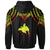 Papua New Guinea Custom Zip up Hoodie Polynesian Armor Style Reagge - Polynesian Pride