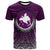 Papua New Guinea T Shirt Circle Pattern Purple Unisex Purple - Polynesian Pride