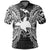 Papua New Guinea Polo Shirt Papua New Guinea Flag Map Polynesian Tattoo Black Unisex Black - Polynesian Pride