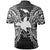Papua New Guinea Polo Shirt Papua New Guinea Flag Map Polynesian Tattoo Black - Polynesian Pride