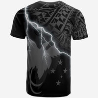 Papua New Guinea T Shirt Papua New Guinea Flag Lighting Thunder - Polynesian Pride