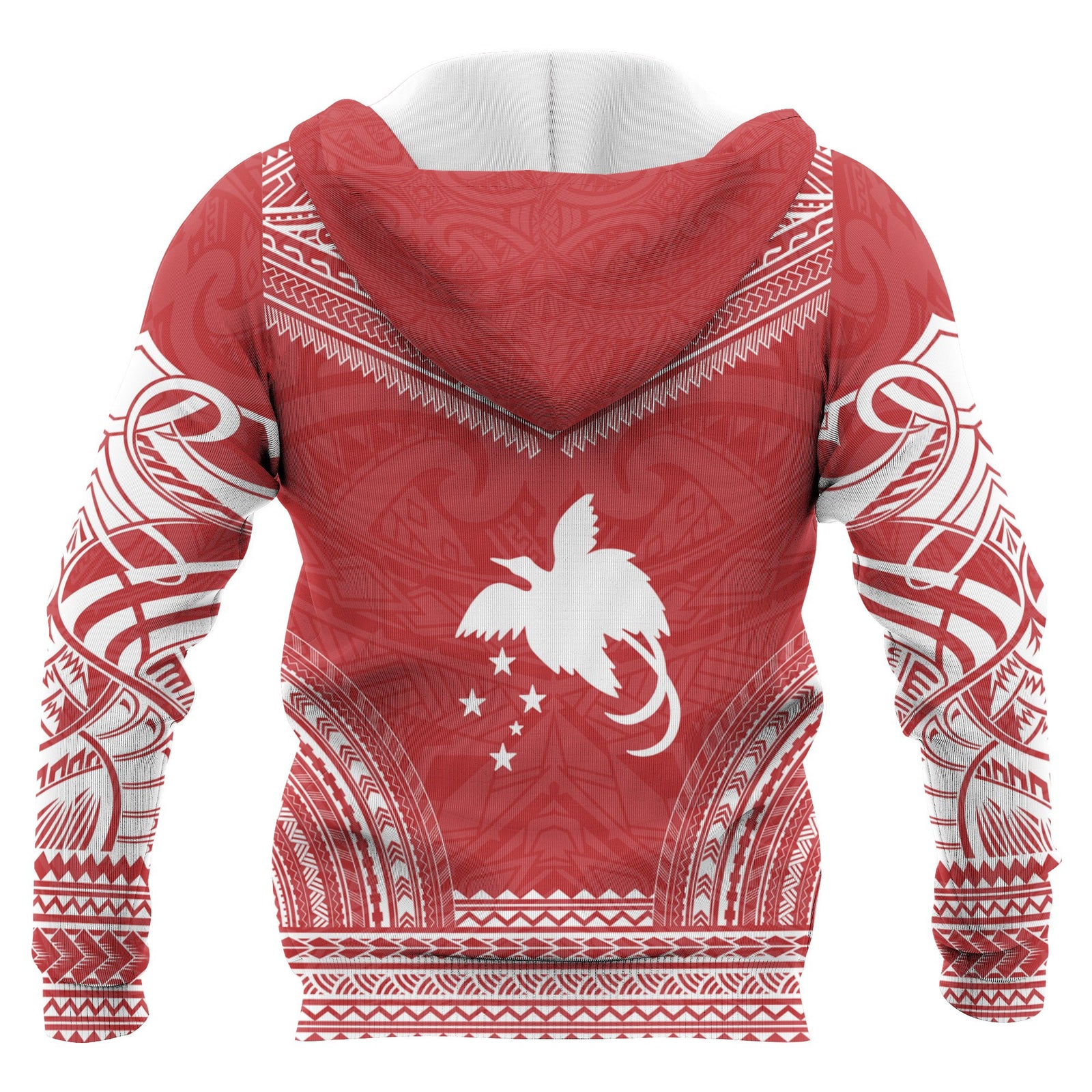 Papua New Guinea Polynesian Chief Custom Hoodie Flag Version Unisex Blue - Polynesian Pride