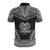 Papua New Guinea Polo Shirt Papua New Guinea Coat Of Arms Polynesian Chief Tattoo Black Version - Polynesian Pride