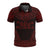Papua New Guinea Polo Shirt Papua New Guinea Coat Of Arms Polynesian Chief Tattoo Red Version Unisex Red - Polynesian Pride