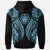 Papua New Guinea Hoodie Polynesian Lion Head Neon Style - Polynesian Pride