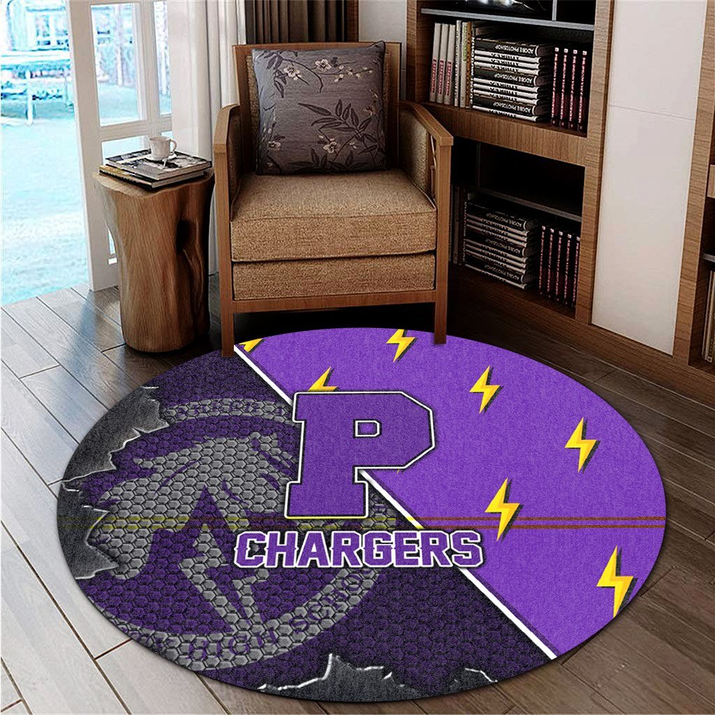 Hawaii - Pearl City High Round Carpet - AH Round Carpet Purple - Polynesian Pride