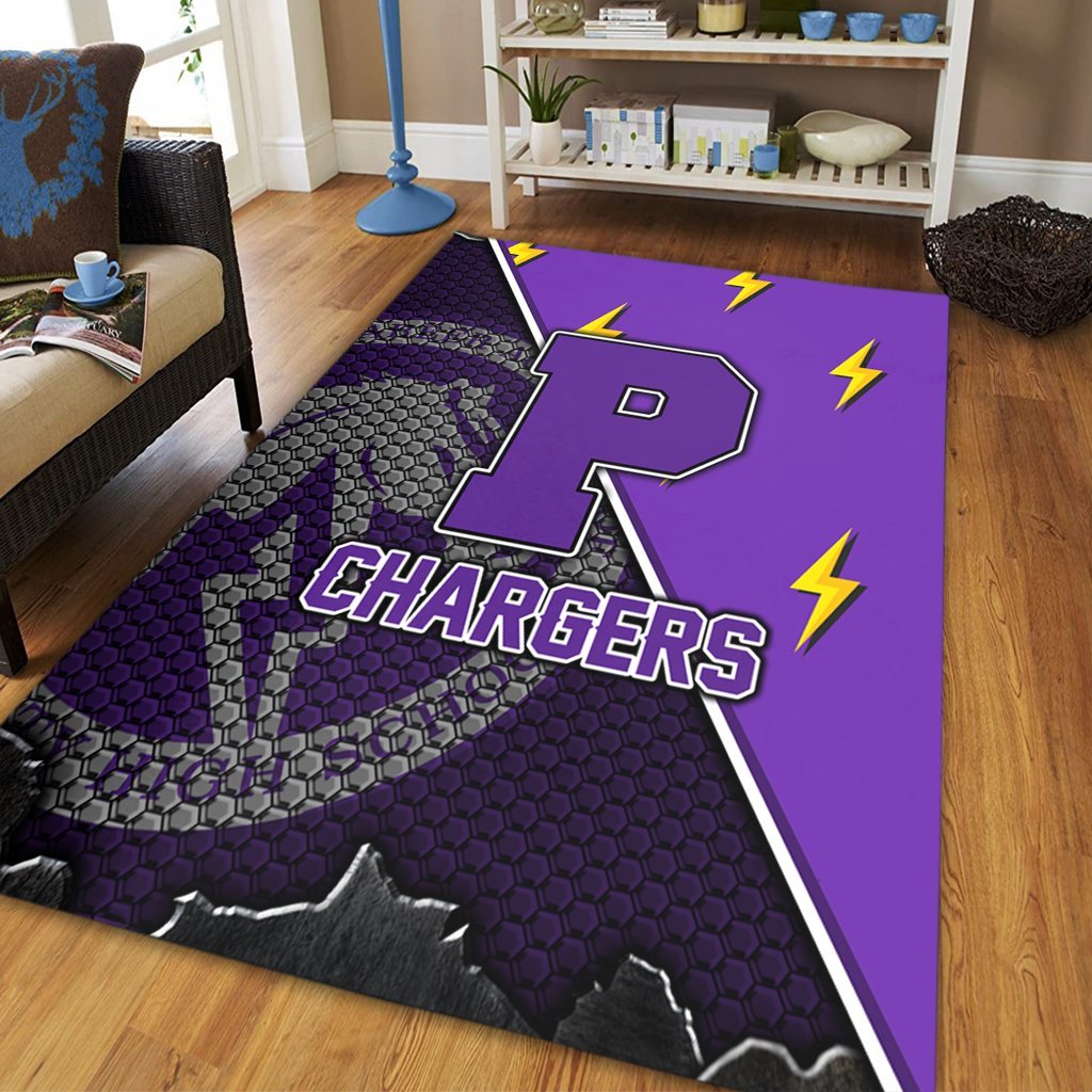 Hawaii Area Rug - Pearl City High Area Rug - AH Purple - Polynesian Pride