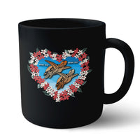 (Personalised) Hawaii Turtle Hibiscus Polynesian Valentines Mug - Life Style - AH - Polynesian Pride