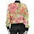 Hawaii Tropical Hibiscus Plumeria Bomber Jacket - AH - Polynesian Pride