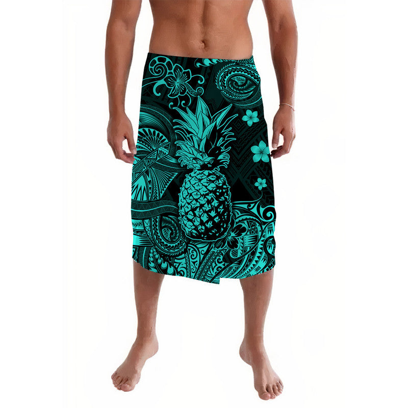 Hawaii Pineapple Polynesian Lavalava Unique Style Turquoise LT8 Turquoise - Polynesian Pride